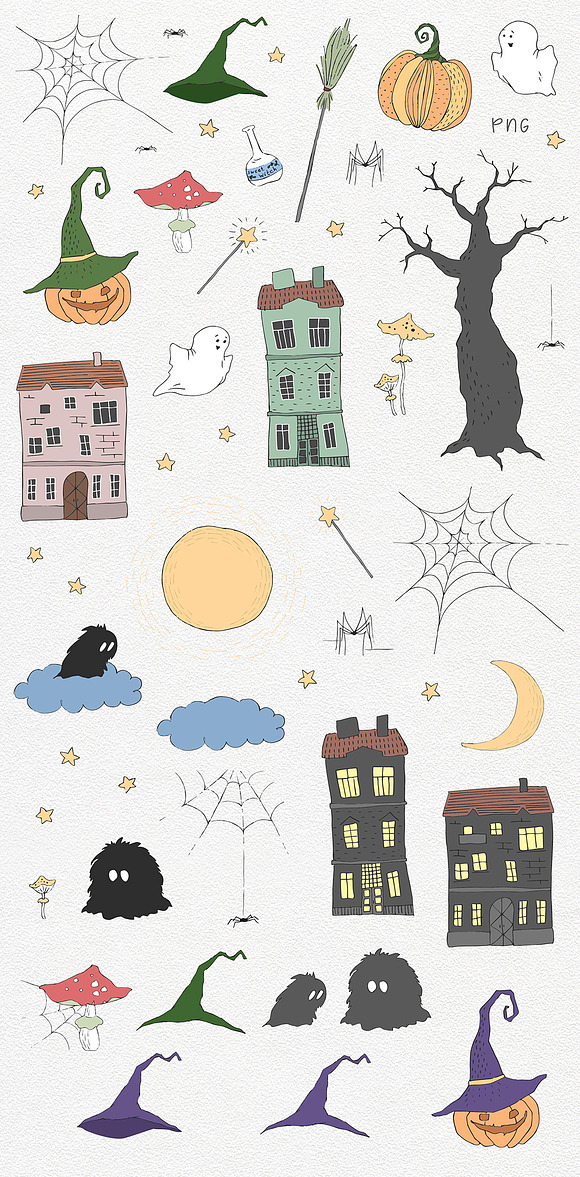 Cute Halloween Collection in Illustrations - product preview 15