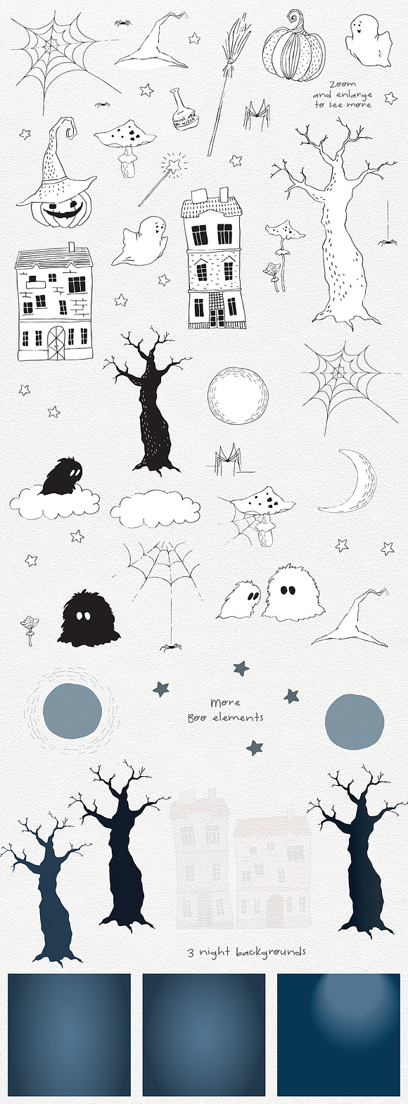 Cute Halloween Collection in Illustrations - product preview 16