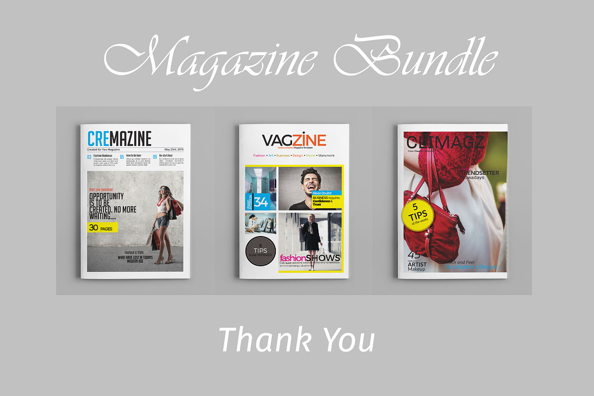 Magazine Bundle V3 in Magazine Templates - product preview 8