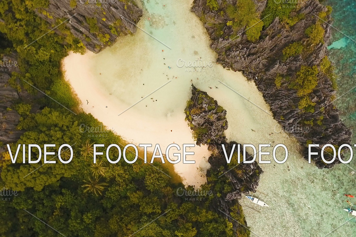 Beautiful tropical lagoon, aerial in Graphics - product preview 8