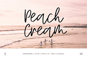 Peach Cream Latin & Cyrillic