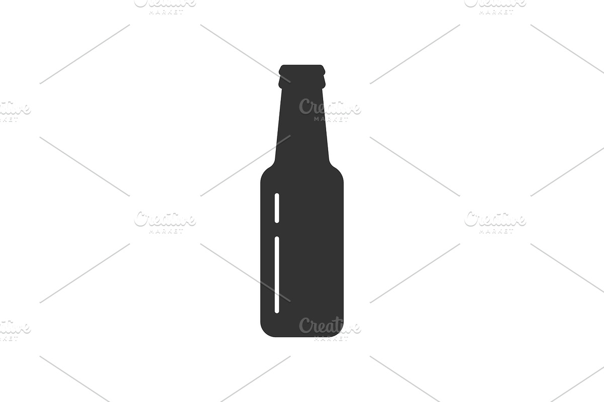 Bottle of beer icon in Icons - product preview 8