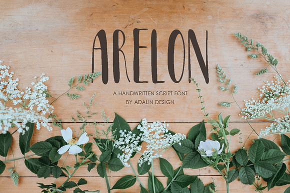 Arelon Handwritten Font in Sans-Serif Fonts - product preview 3