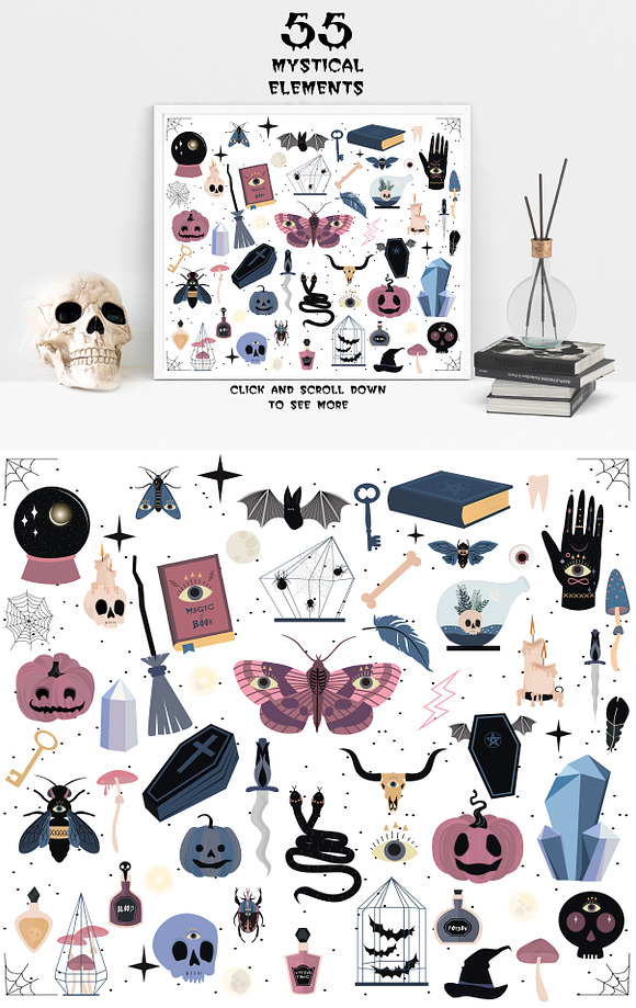Halloween collection in Illustrations - product preview 1