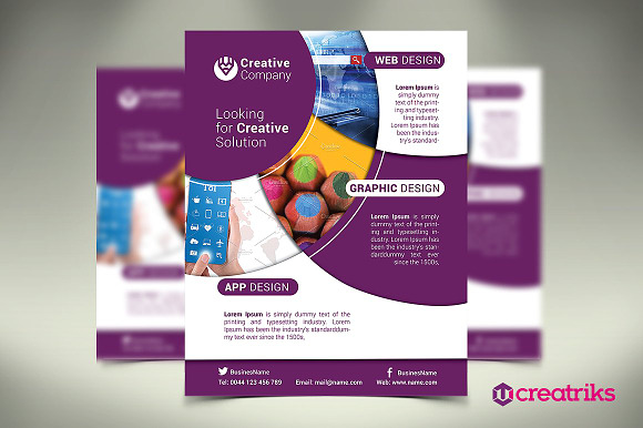 6 MultiPurpose Flyers in Flyer Templates - product preview 2