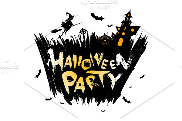Halloween Party Illustration