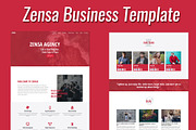 Zensa- MultiPurpose Onepage Template
