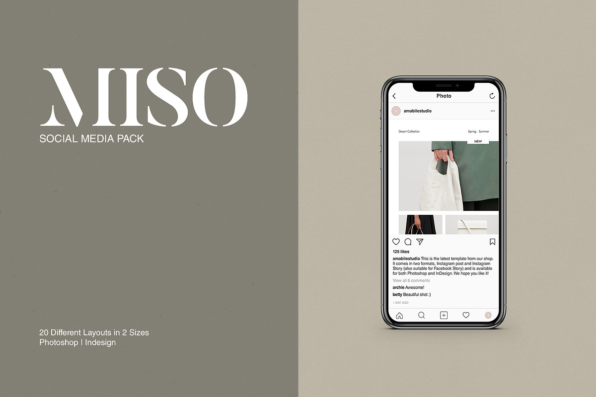 Miso Social Media Pack in Instagram Templates - product preview 8