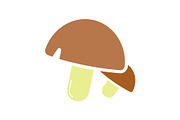 Mushrooms glyph color icon
