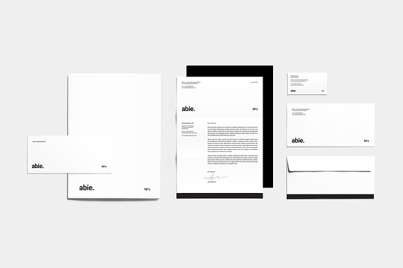 Abie Corporate Identity in Stationery Templates - product preview 7
