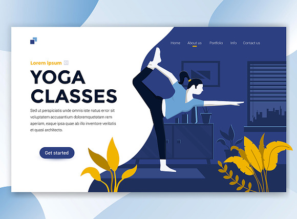 Landing page template on various top in Illustrations - product preview 10