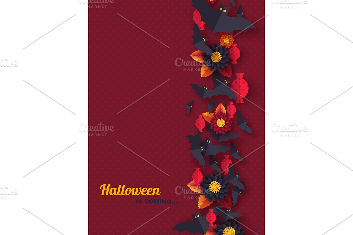Halloween holiday background. Paper in Illustrations - product preview 8