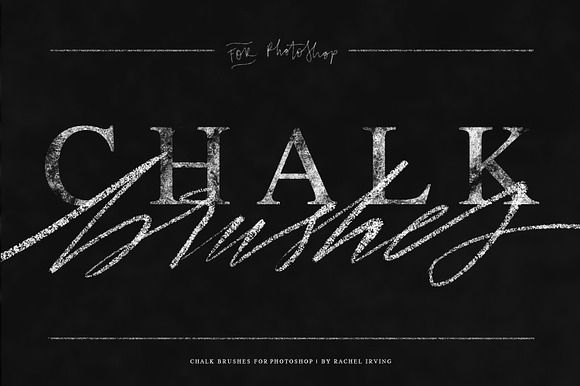 Chalk Brushes for Photoshop in Photoshop Brushes - product preview 7