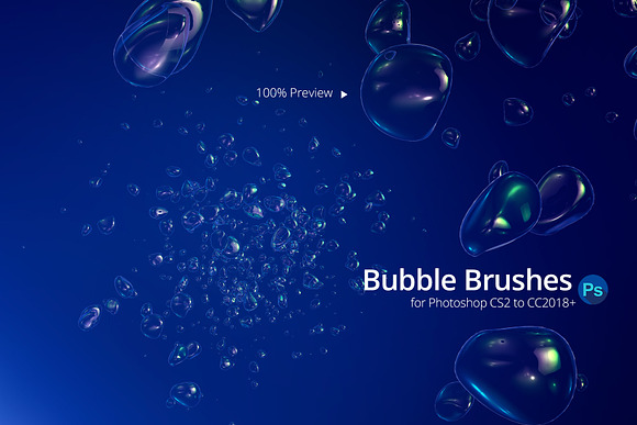 60 Bubble Brushes for Photoshop in Add-Ons - product preview 4