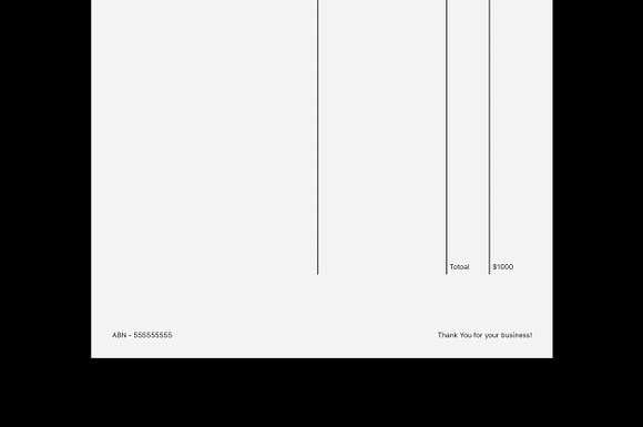 Minimal Invoice Template in Stationery Templates - product preview 2