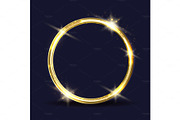 Golden ring icon