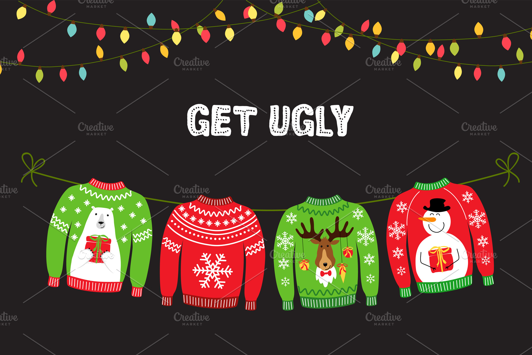 ugly-sweater-christmas-party-custom-designed-illustrations-creative