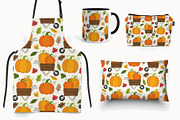 Pumpkin Patch seamless pattern