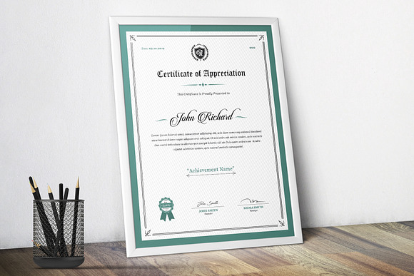 Certificate in Stationery Templates - product preview 5