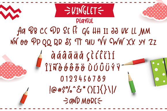 Kinglet - Cute Font Duo in Cute Fonts - product preview 8