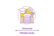 University concept icon