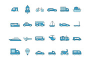 Cars line icons. Transportation