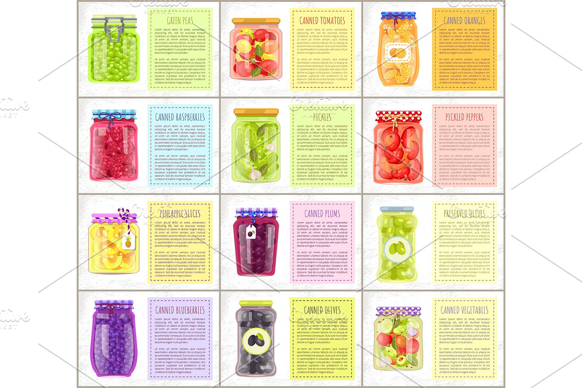 Canned and Pickled Fruit and in Illustrations - product preview 8