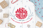 Christmas Lettering & Elements