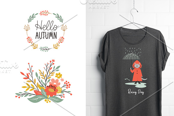 Hello Autumn in Illustrations - product preview 4