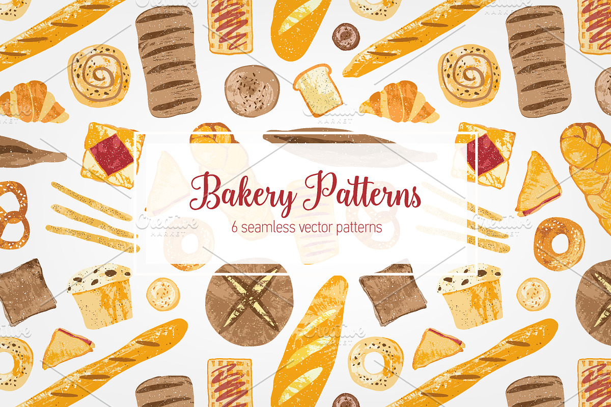Bakery patterns in Patterns - product preview 8