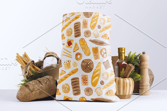 Bakery patterns in Patterns - product preview 9