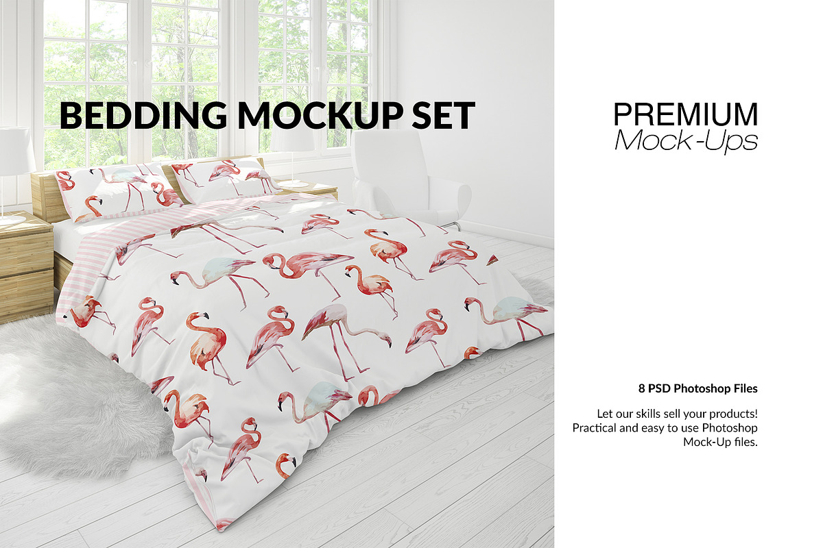 Bedding Mockup Set in Product Mockups - product preview 8