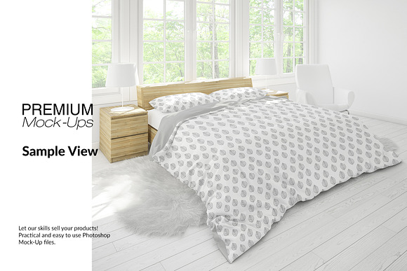 Bedding Mockup Set in Product Mockups - product preview 6