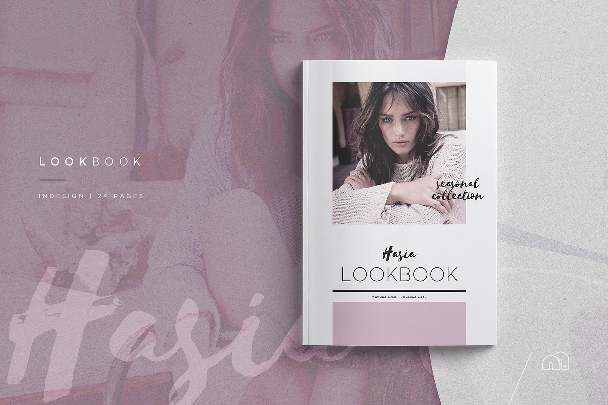 Hasia - Lookbook in Brochure Templates - product preview 8