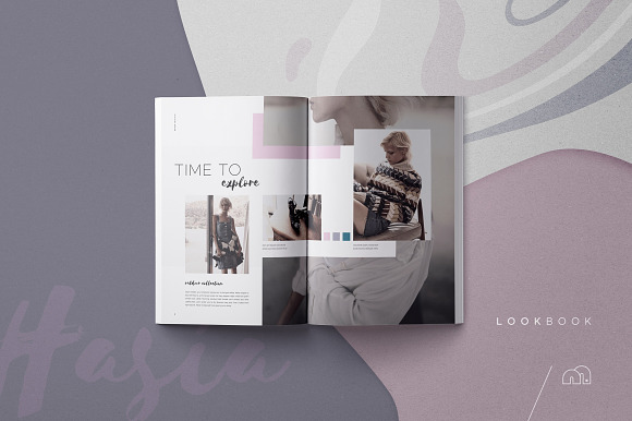 Hasia - Lookbook in Brochure Templates - product preview 2