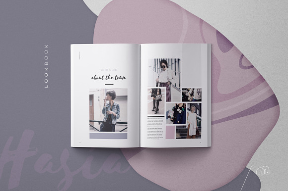 Hasia - Lookbook in Brochure Templates - product preview 4