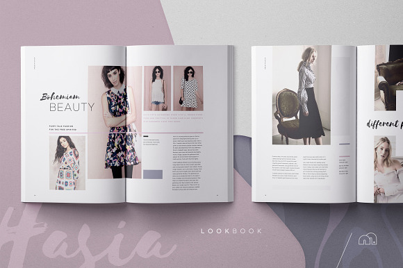 Hasia - Lookbook in Brochure Templates - product preview 5