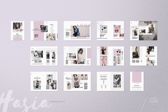 Hasia - Lookbook in Brochure Templates - product preview 6