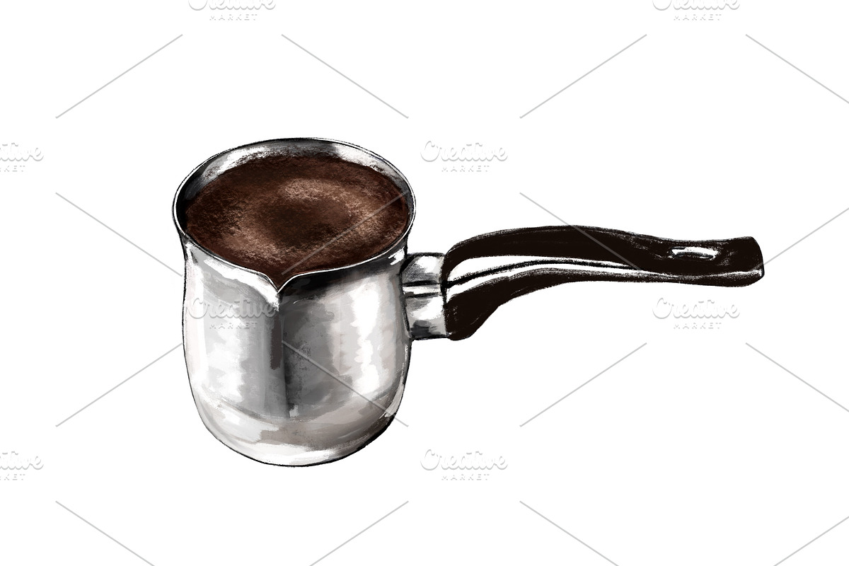 freshly brewed coffee in Illustrations - product preview 8
