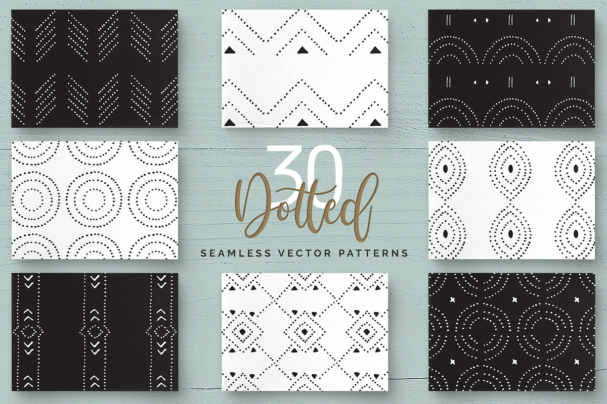 Dotted Vector Patterns & Tiles in Patterns - product preview 8