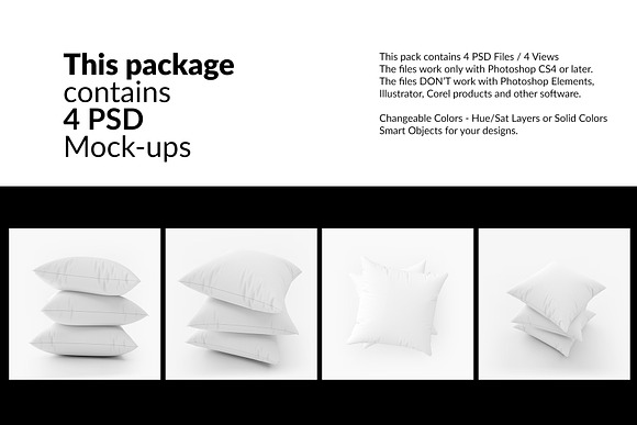 Pillows Set in Product Mockups - product preview 1