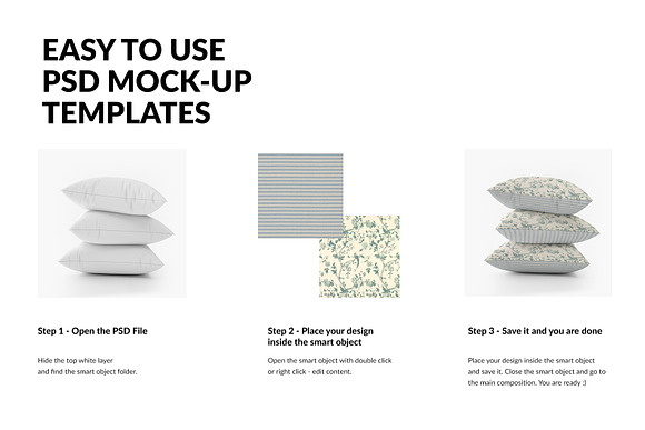 Pillows Set in Product Mockups - product preview 2