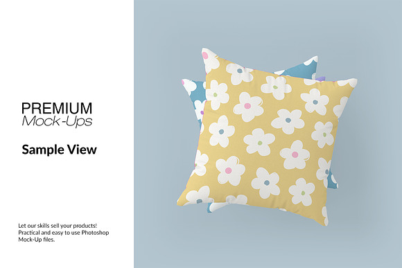 Pillows Set in Product Mockups - product preview 5