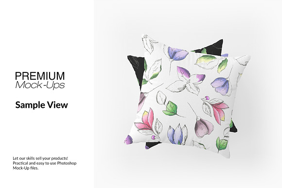 Pillows Set in Product Mockups - product preview 6