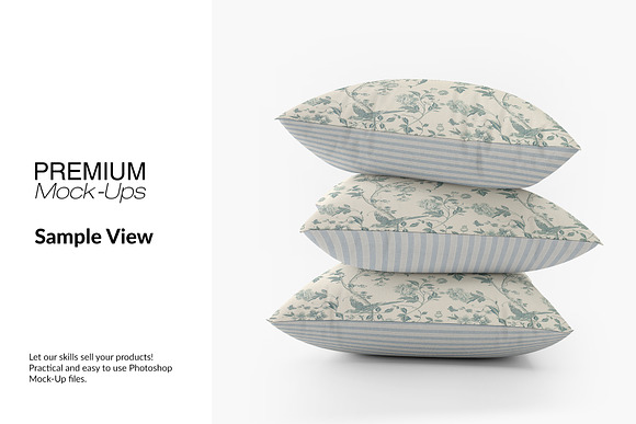 Pillows Set in Product Mockups - product preview 7