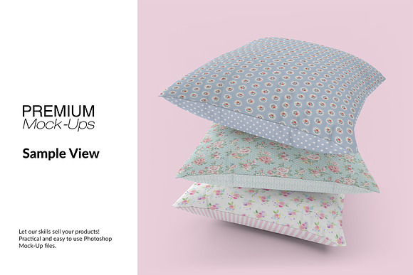 Pillows Set in Product Mockups - product preview 9