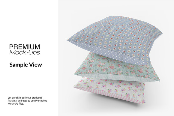 Pillows Set in Product Mockups - product preview 10