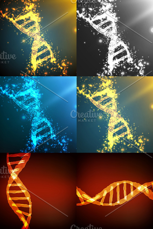 15 Abstract DNA Shapes in Objects - product preview 1