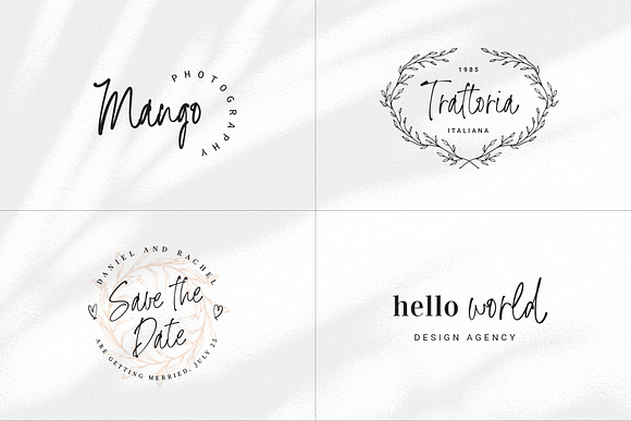 Ink Pen Handwritten Font & Logos in Script Fonts - product preview 1