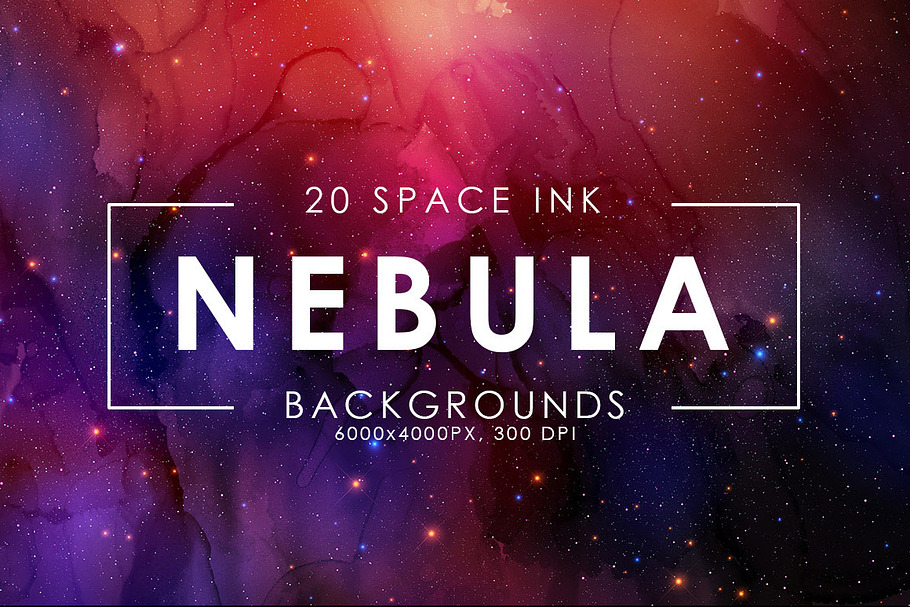 Nebula Ink Backgrounds in Textures - product preview 8